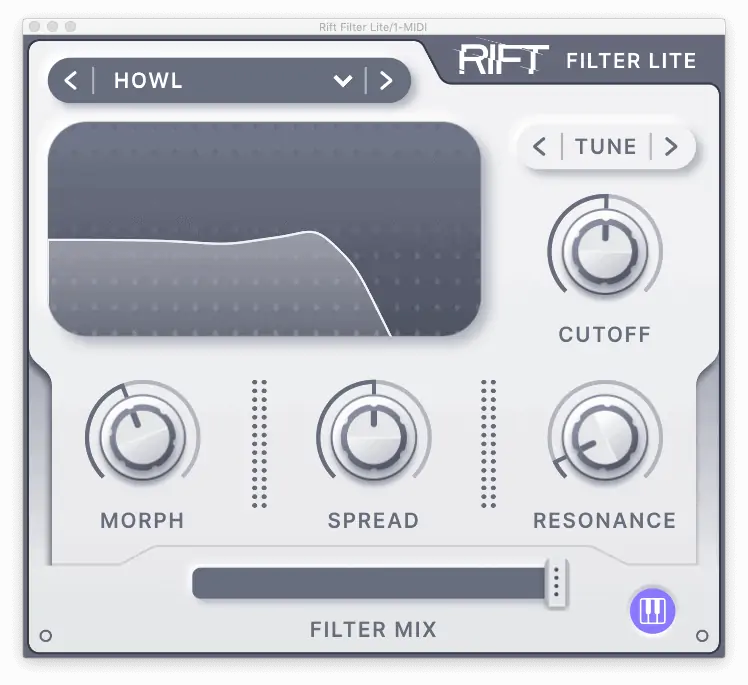 実は繊細なMIX時にも使えるプラグイン「Rift Filter Lite」